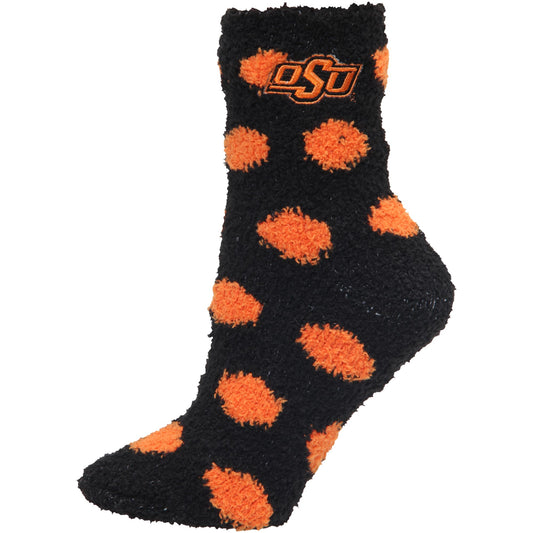 Women's ZooZatz Oklahoma State Cowboys Plush Dot Socks