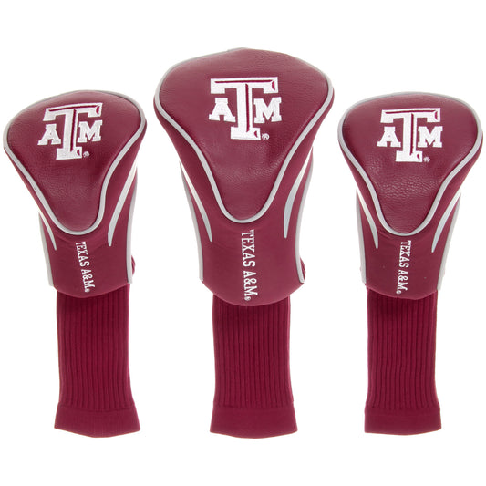 Texas A&M Aggies 3-Pack Contour Golf Club Head Covers