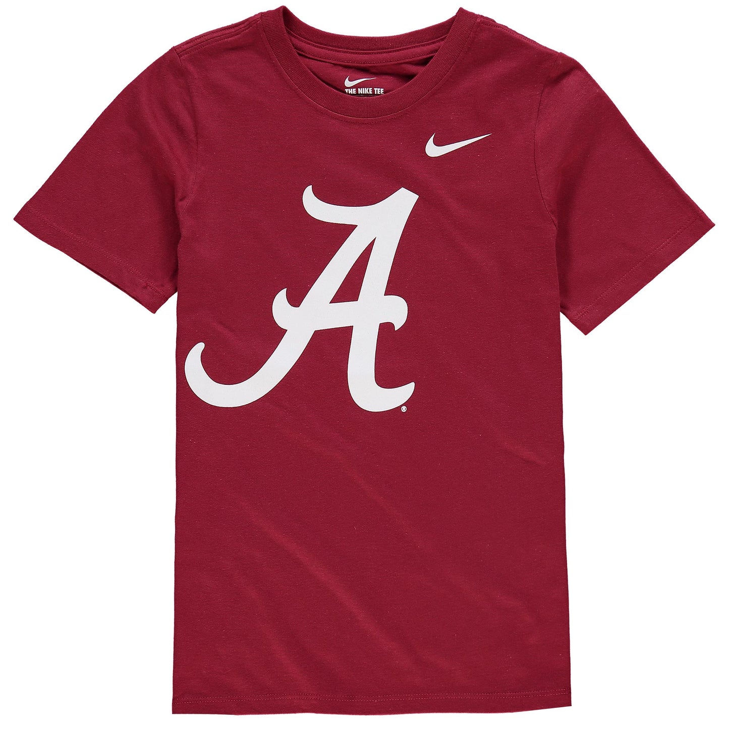 Youth Nike Crimson Alabama Crimson Tide Cotton Logo T-Shirt