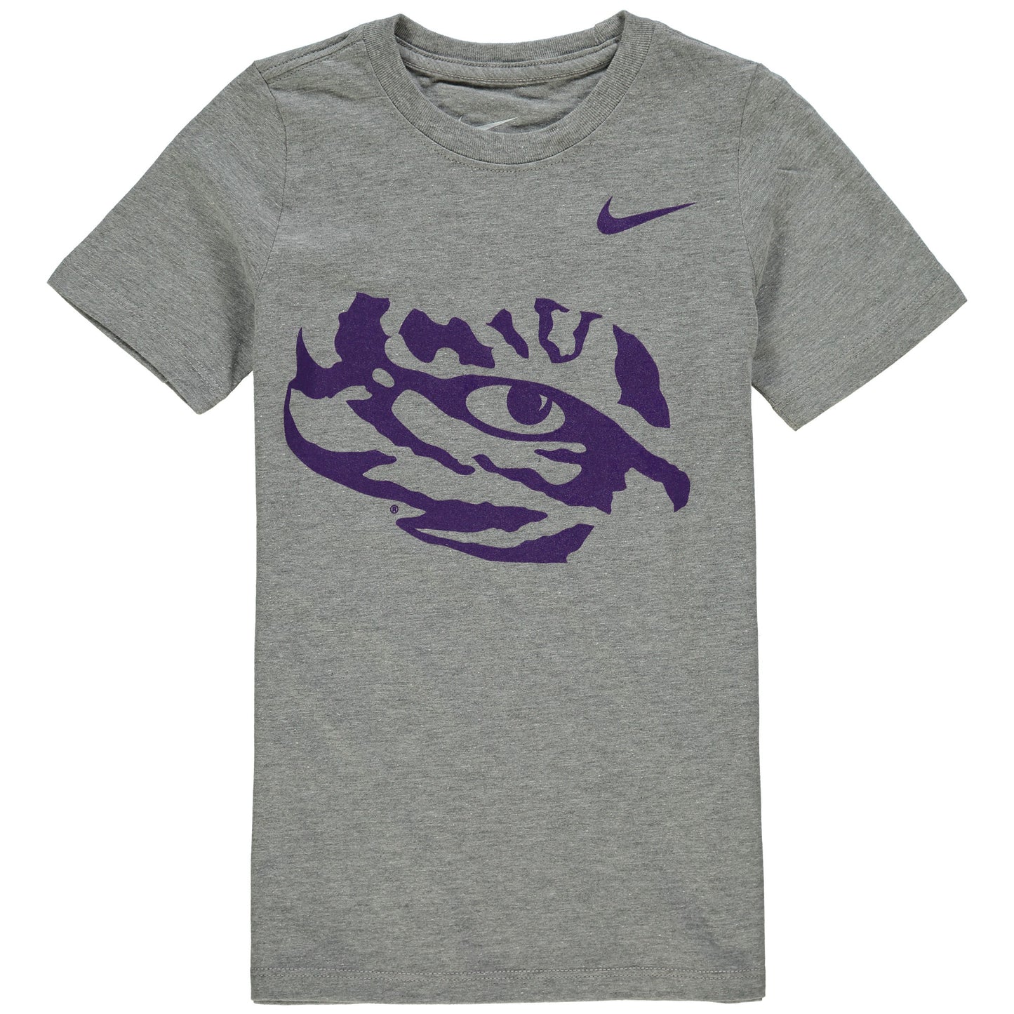 Preschool Nike Charcoal LSU Tigers Logo T-Shirt