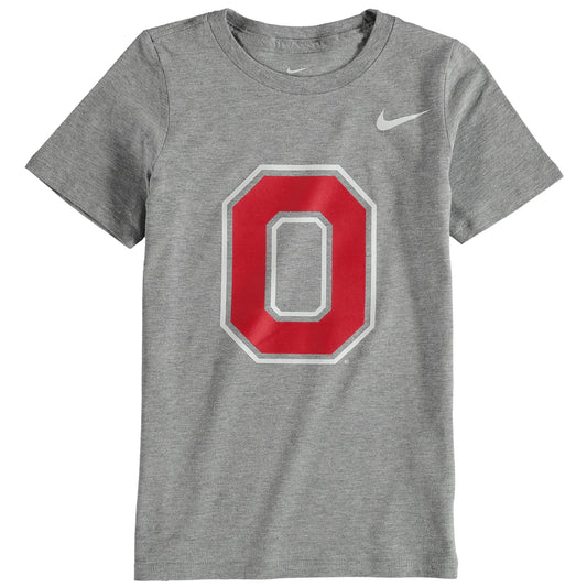 Preschool Nike Charcoal Ohio State Buckeyes Logo T-Shirt