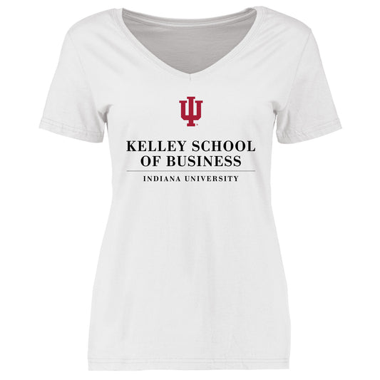 Women's White Indiana Hoosiers Kelley School of Business T-Shirt