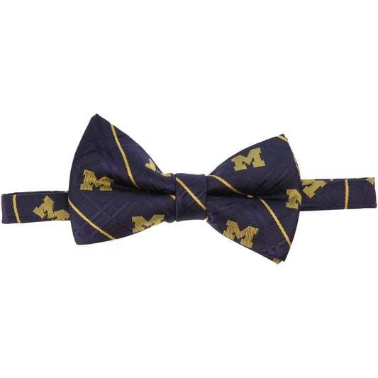 Men's Blue Michigan Wolverines Oxford Bow Tie