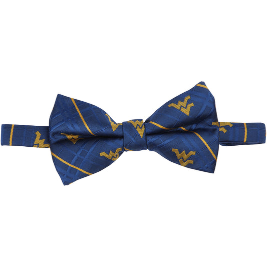 Men's Blue West Virginia Mountaineers Oxford Bow Tie