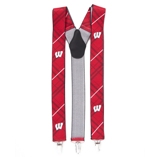 Men's Red Wisconsin Badgers Suspenders