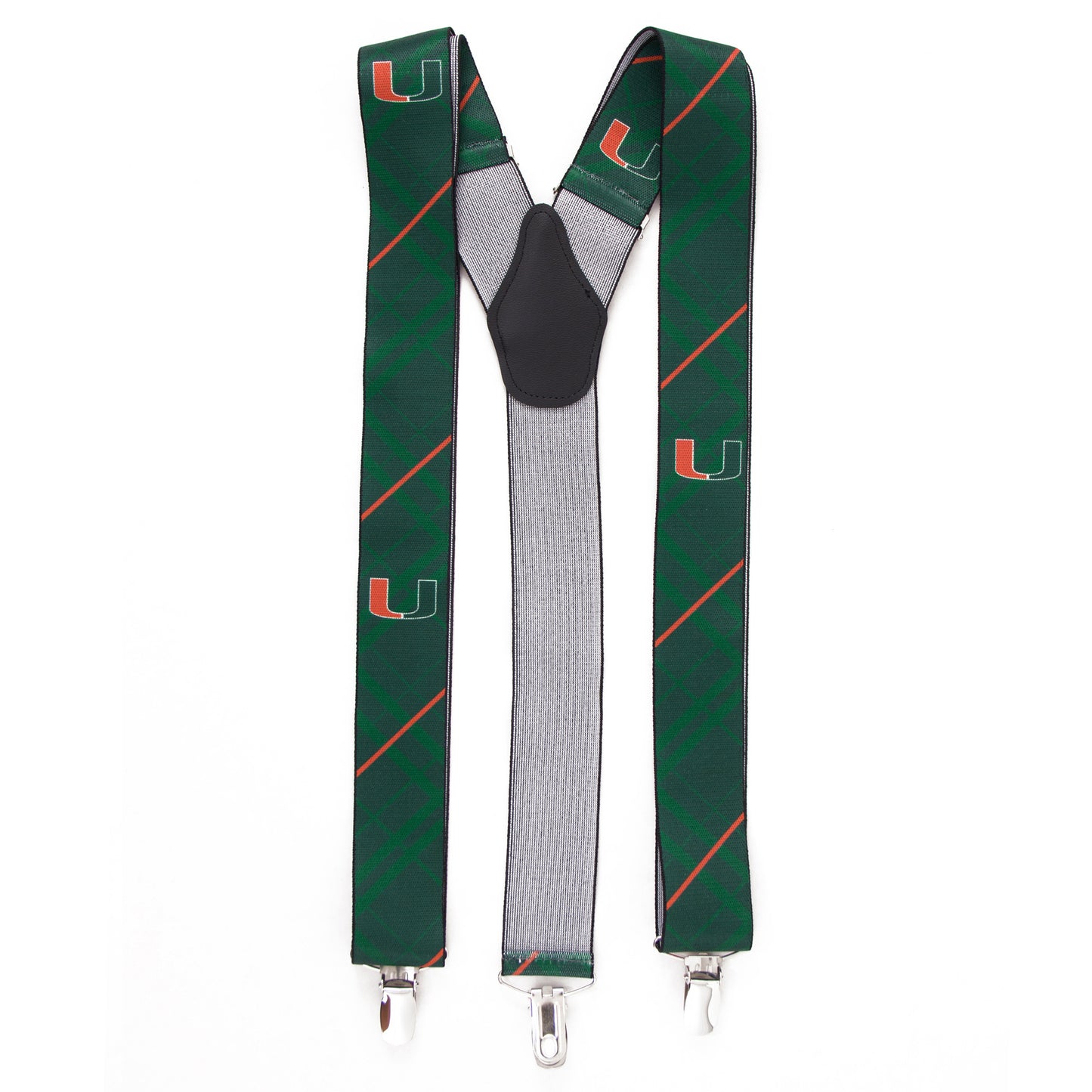 Men's Green Miami Hurricanes Suspenders