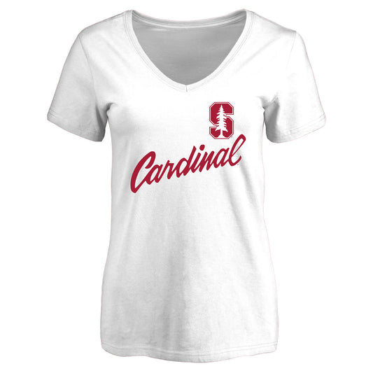 Women's White Stanford Cardinal Dora T-Shirt