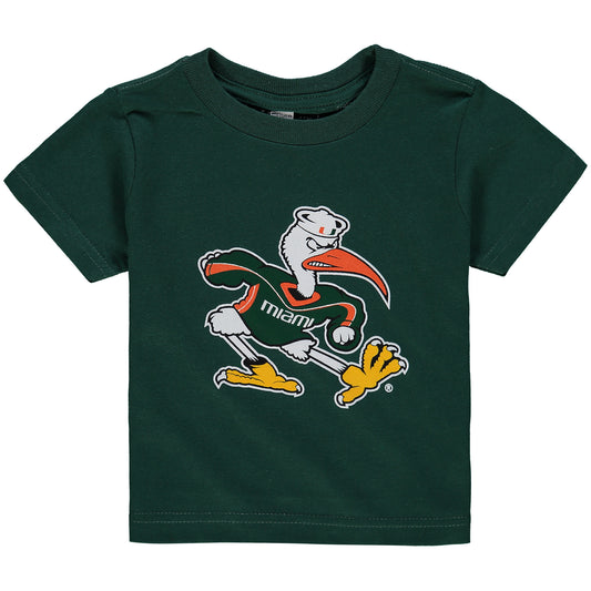 Toddler Green Miami Hurricanes Big Logo T-Shirt