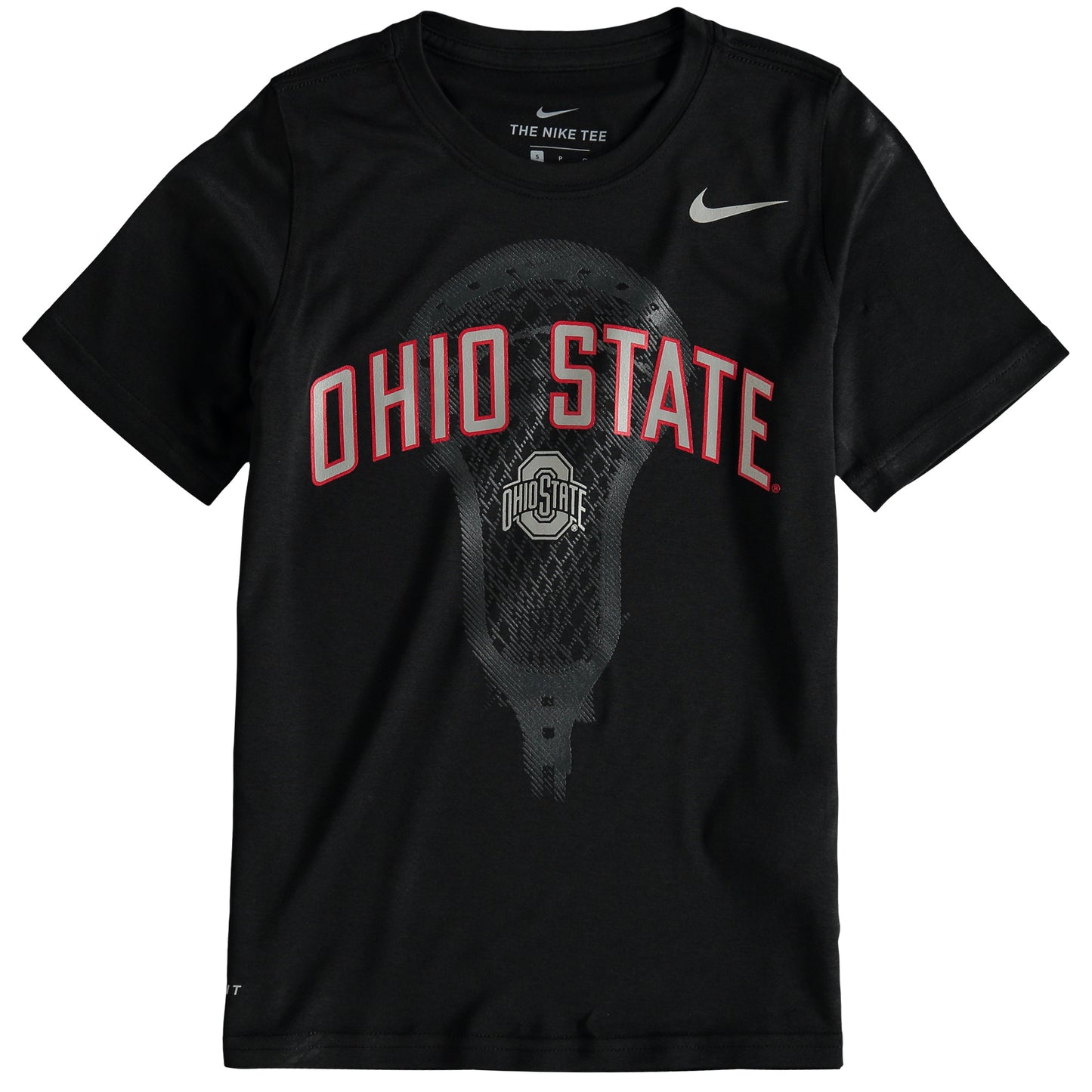 Youth Nike Black Ohio State Buckeyes Lacrosse Performance T-Shirt