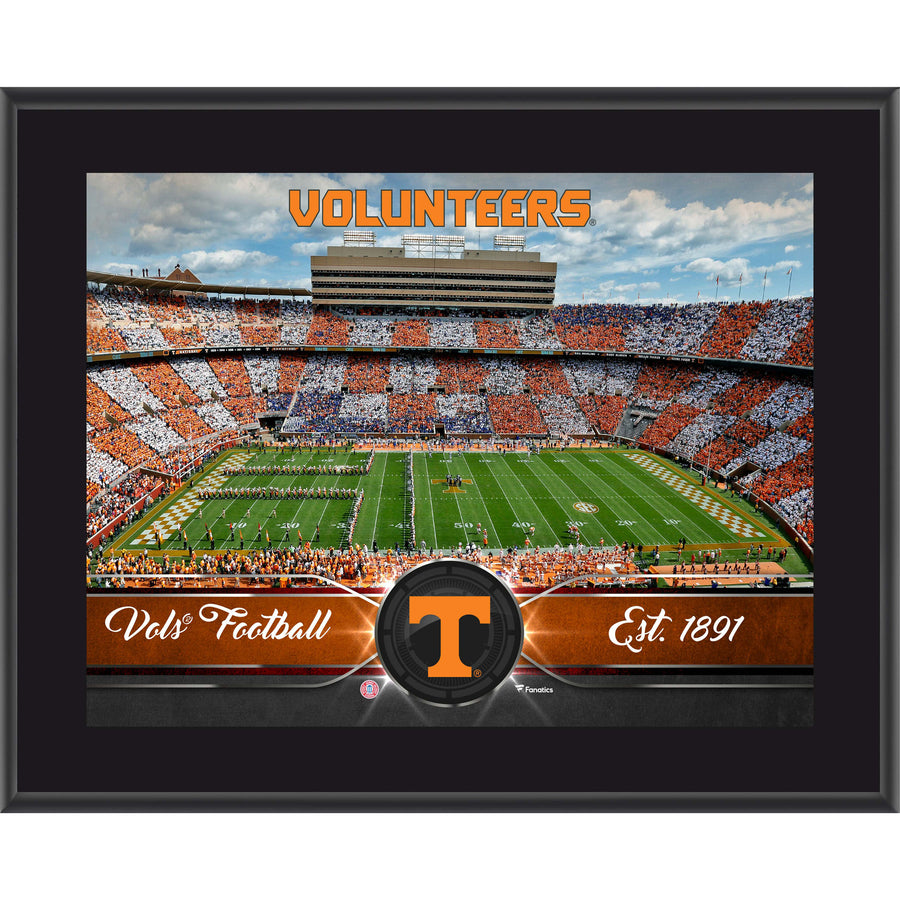 Tennessee Volunteers 10.5" x 13" Sublimated Team Plaque