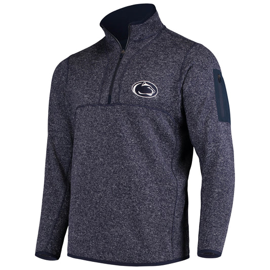 Men's Antigua Navy Penn State Nittany Lions Fortune Half-Zip Sweatshirt