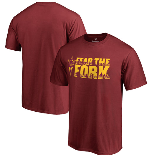 Men's Maroon Arizona State Sun Devils Fear the Fork Hometown Collection T-Shirt