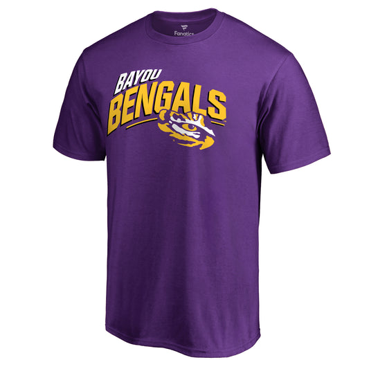 Men's Purple LSU Tigers Bayou Bengals Hometown Collection T-Shirt