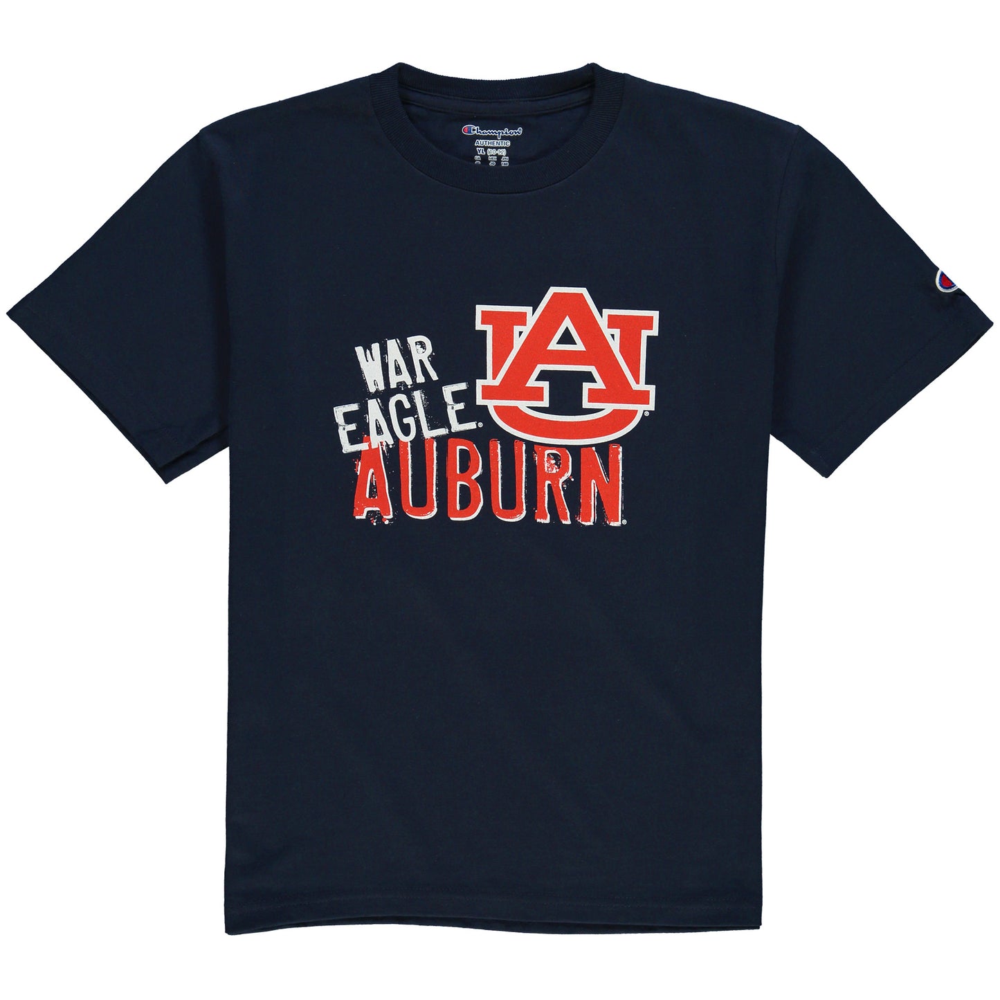 Youth Champion Navy Auburn Tigers Team Chant T-Shirt