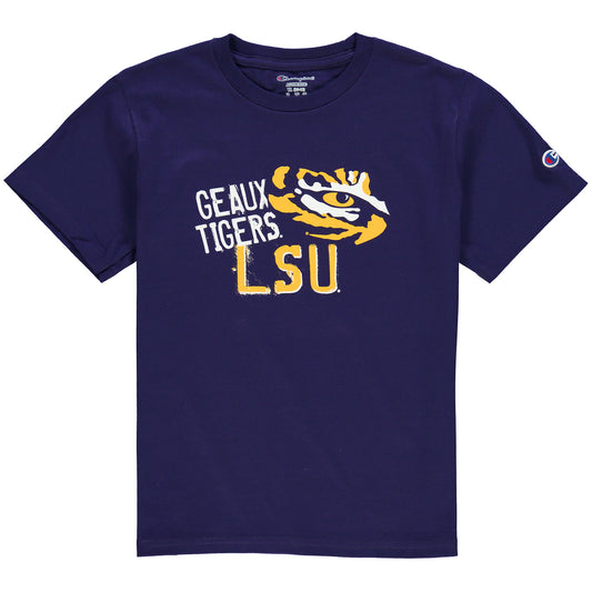 Youth Champion Purple LSU Tigers Team Chant T-Shirt