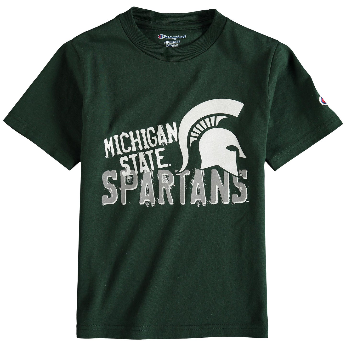 Youth Champion Green Michigan State Spartans Team Chant T-Shirt