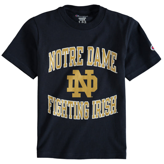 Youth Champion Navy Notre Dame Fighting Irish Circling Team Jersey T-Shirt