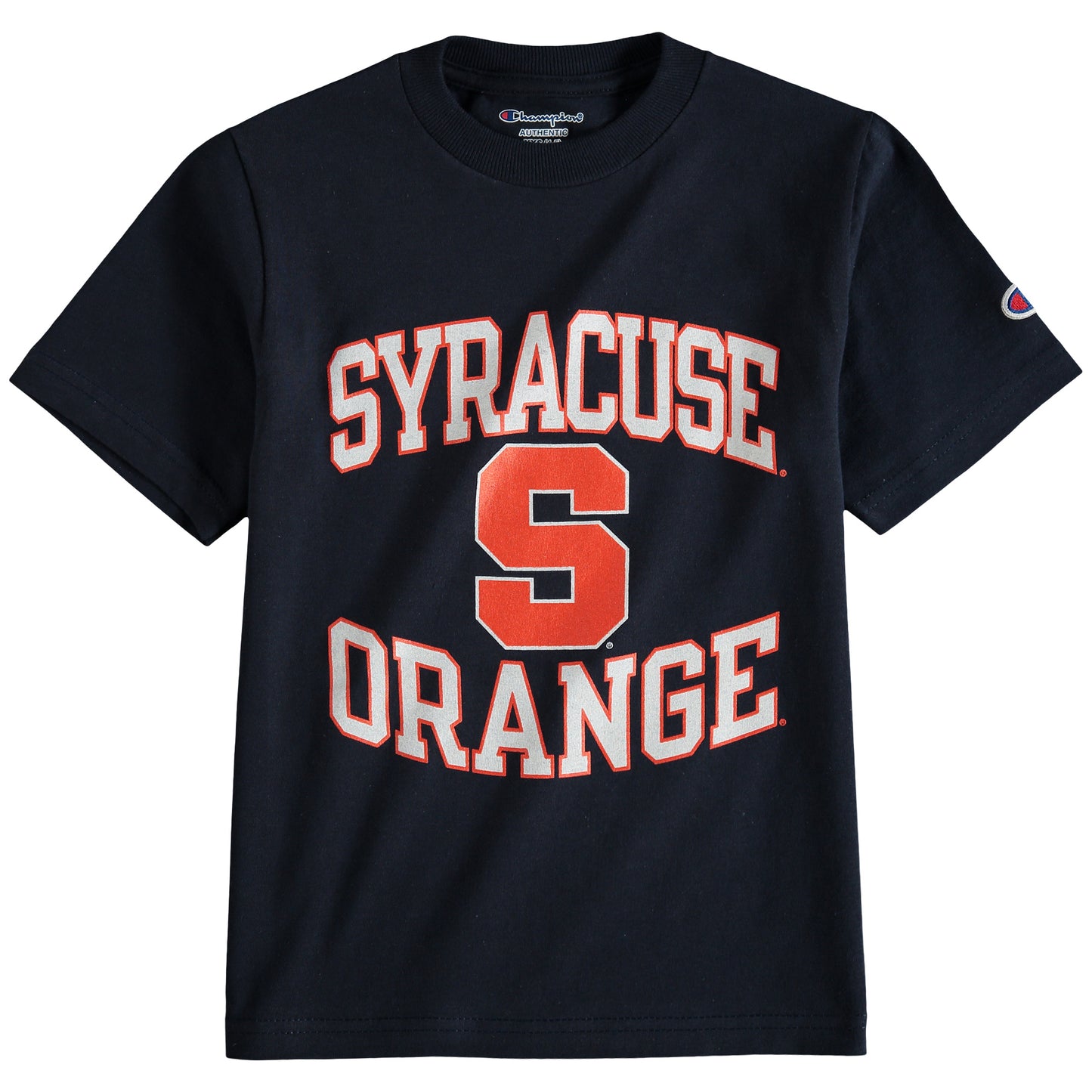 Youth Champion Navy Syracuse Orange Circling Team Jersey T-Shirt