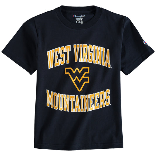 Youth Champion Navy West Virginia Mountaineers Circling Team Jersey T-Shirt