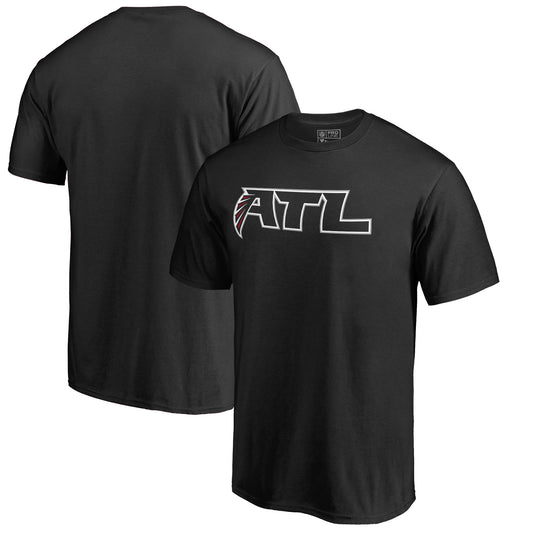 Men's NFL Pro Line Black Atlanta Falcons Alternate Logo T-Shirt