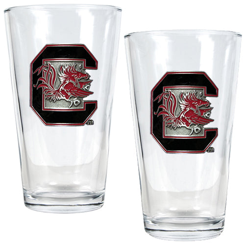 South Carolina Gamecocks 16oz. Pint Glass Set