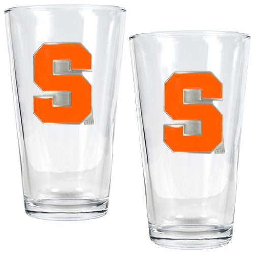 Syracuse Orange 16oz. Pint Glass Set