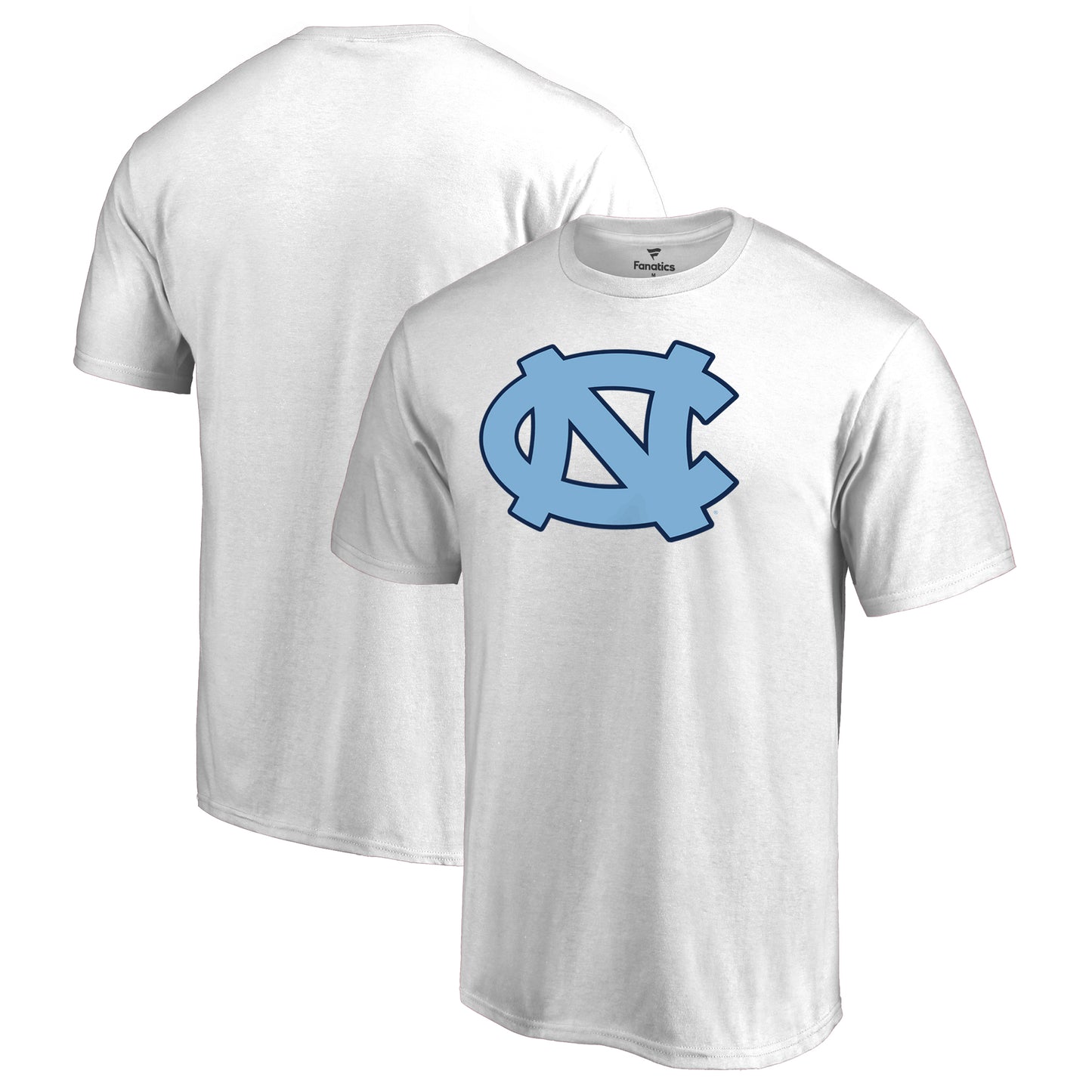 Men's White North Carolina Tar Heels Primary Team Logo T-Shirt