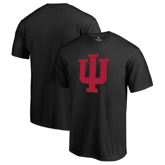 Men's Black Indiana Hoosiers Primary Logo T-Shirt