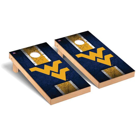 West Virginia Mountaineers 2' x 4' Vintage Regulation Cornhole Board Set