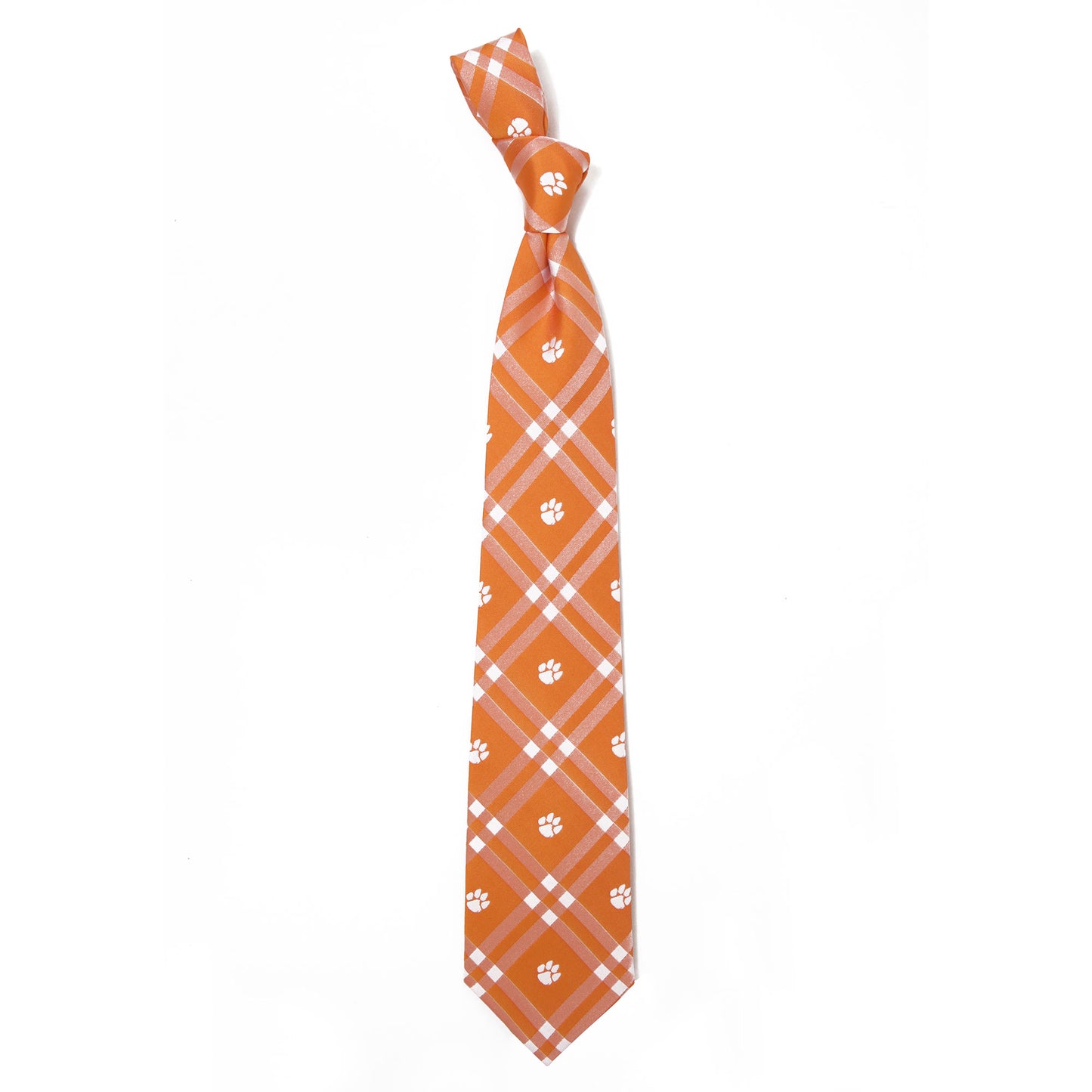 Men's Orange Clemson Tigers Rhodes Tie