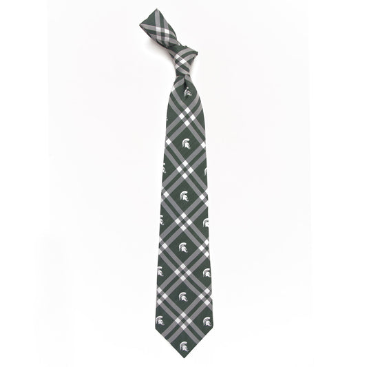 Men's Green Michigan State Spartans Rhodes Tie