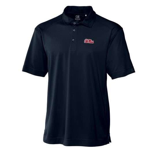 Men's Cutter & Buck Navy Ole Miss Rebels Big & Tall DryTec Genre Polo