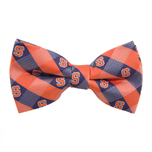 Men's Orange Syracuse Orange Check Bow Tie