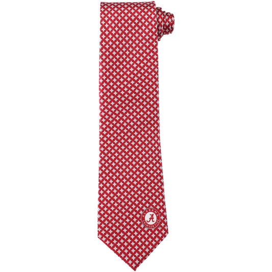 Men's Alabama Crimson Tide Diamante Print Silk Tie