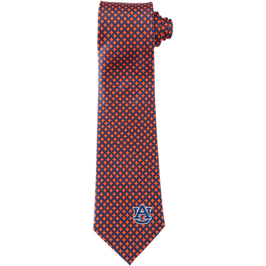 Men's Auburn Tigers Diamante Print Silk Tie