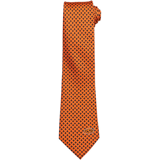 Men's Oklahoma State Cowboys Diamante Print Silk Tie