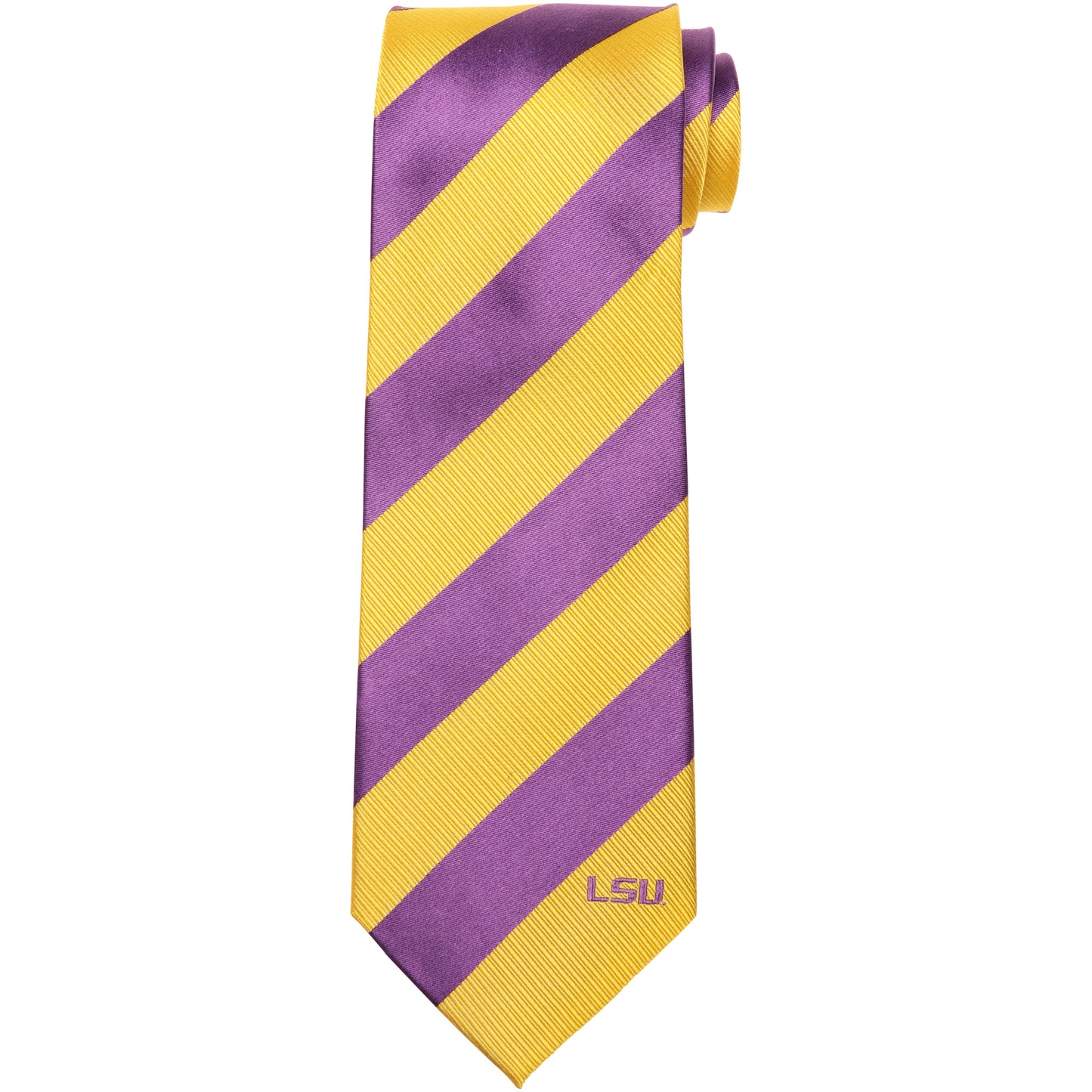 Men's LSU Tigers Regiment Woven Silk Tie