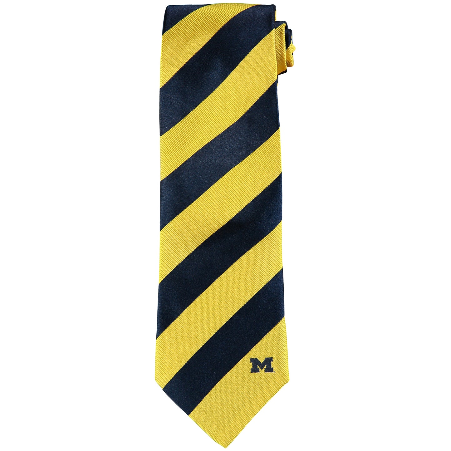 Men's Michigan Wolverines Regiment Woven Silk Tie