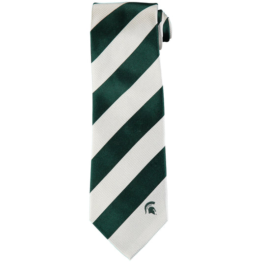 Men's Michigan State Spartans Regiment Woven Silk Tie