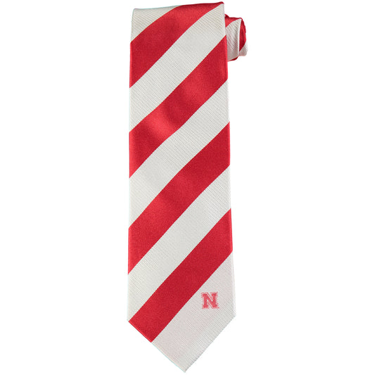 Men's Nebraska Huskers Regiment Woven Silk Tie