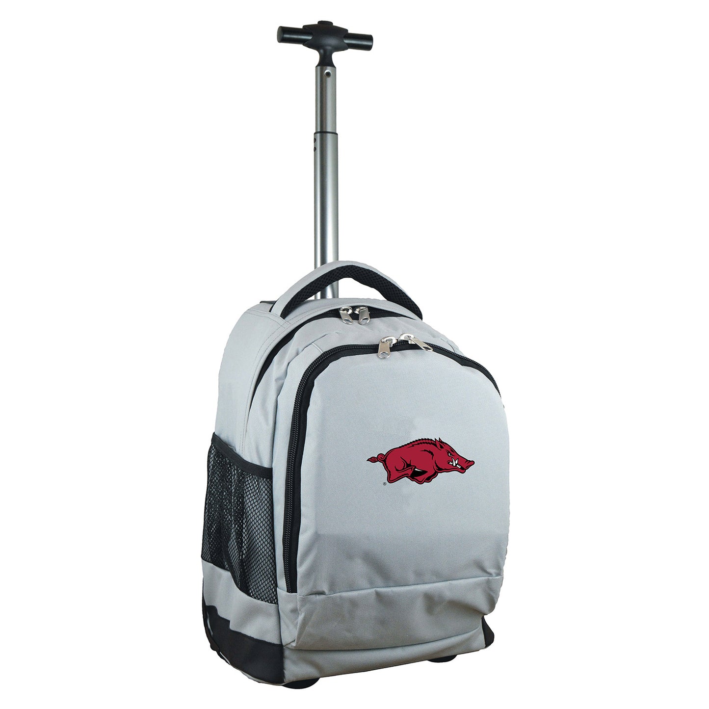 Gray Arkansas Razorbacks 19'' Premium Wheeled Backpack