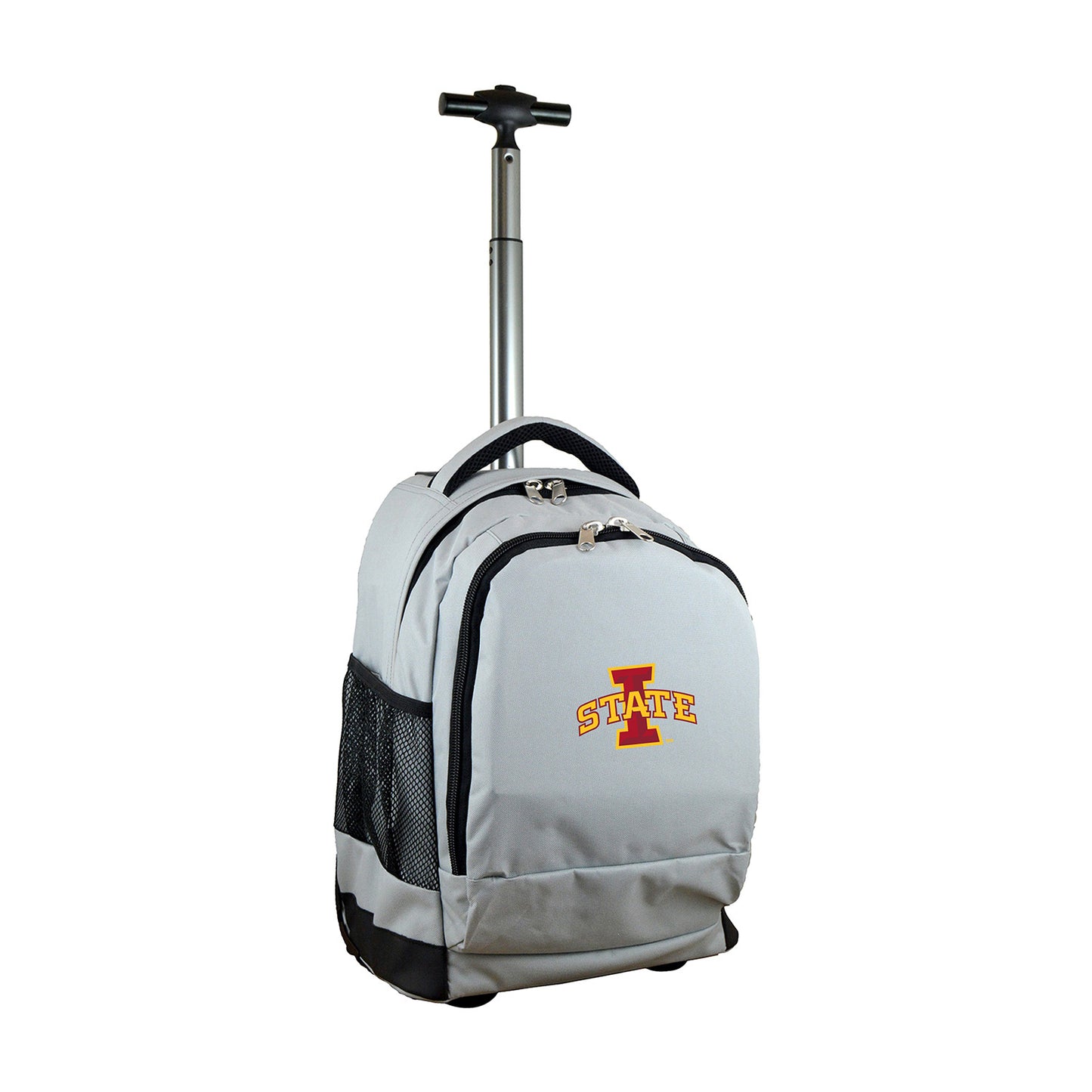 Gray Iowa State Cyclones 19'' Premium Wheeled Backpack