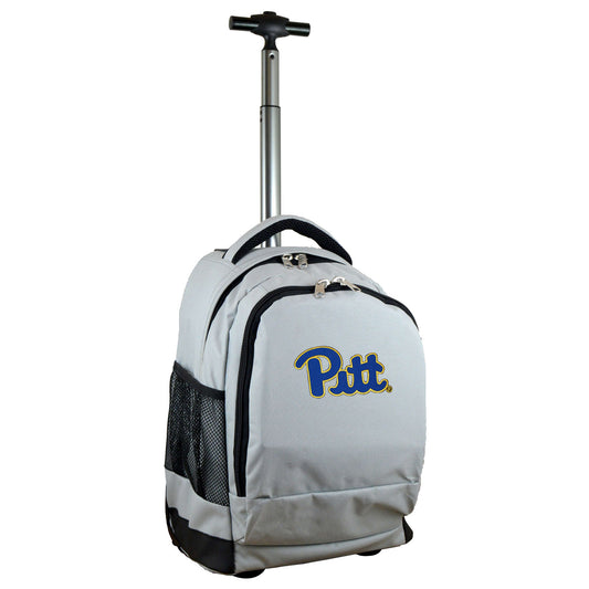 Gray Pitt Panthers 19'' Premium Wheeled Backpack