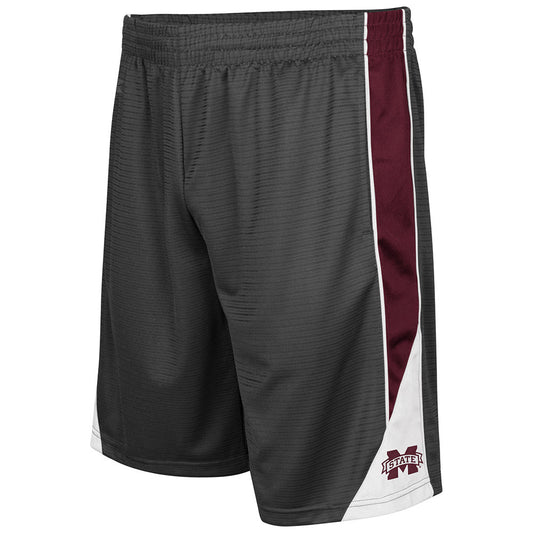 Men's Colosseum Charcoal Mississippi State Bulldogs Turnover Shorts