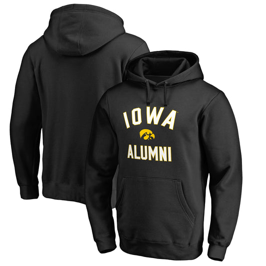 Men's Black Iowa Hawkeyes Team Alumni Pullover Hoodie