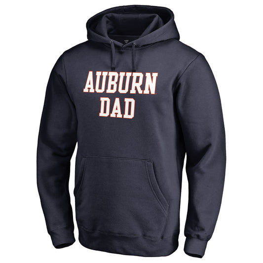 Men's Navy Auburn Tigers Team Dad Pullover Hoodie