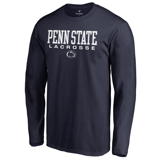 Men's Navy Penn State Nittany Lions True Sport Lacrosse Long Sleeve T-Shirt
