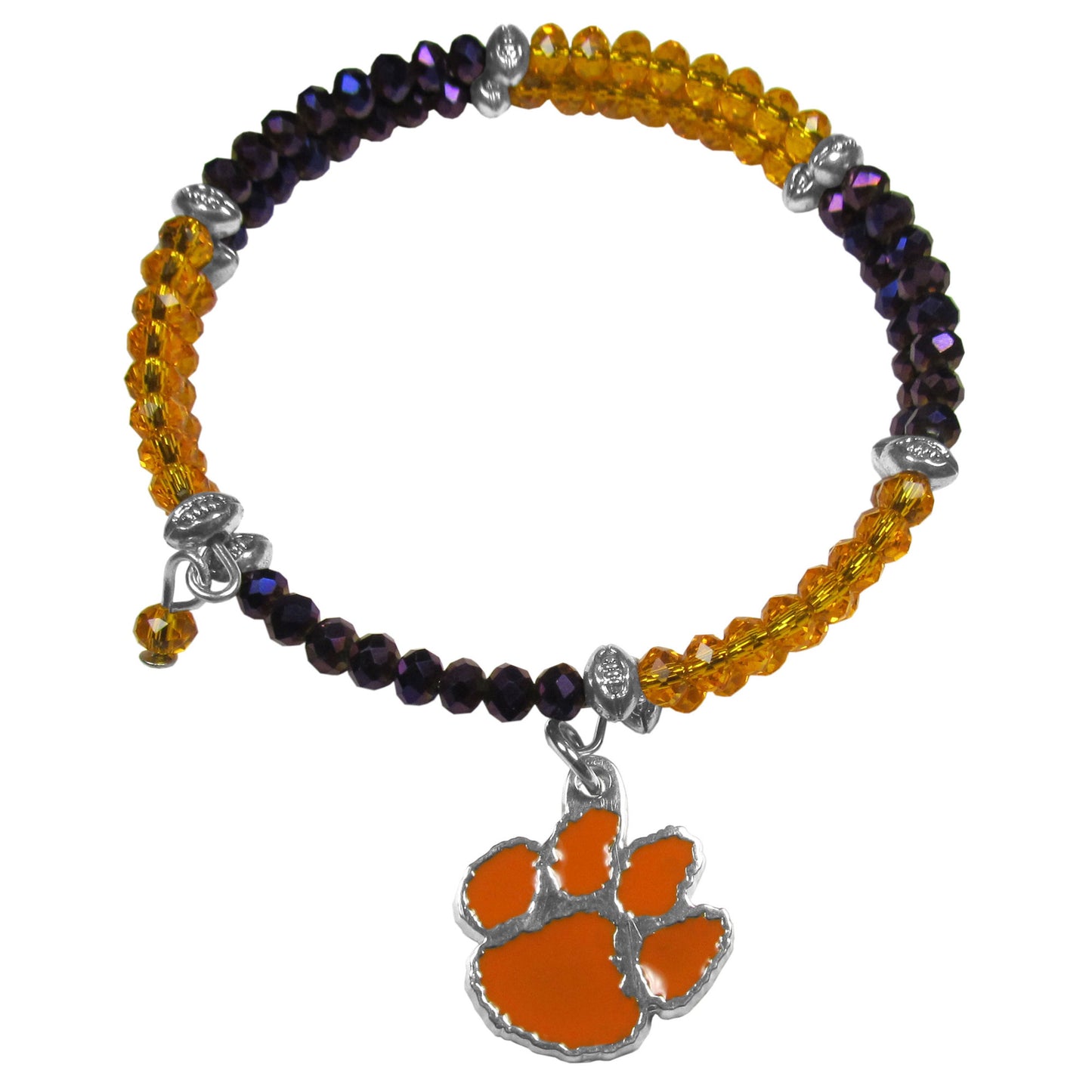 Women's Clemson Tigers 400 Degrees Crystal Bracelet