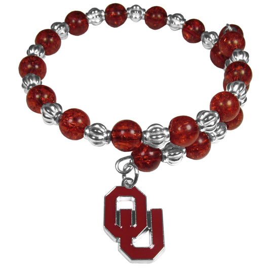 Women's Oklahoma Sooners 400 Degrees Beaded Bracelet