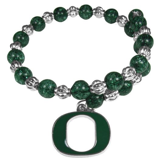 Women's Oregon Ducks 400 Degrees Beaded Bracelet